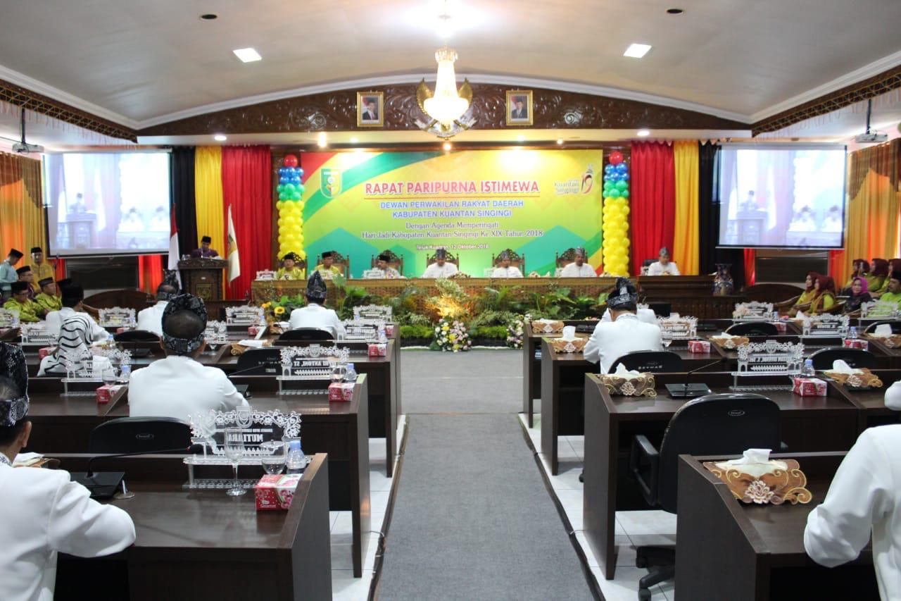 Kapolres Kuansing Hadiri Rapat Paripurna Kabupaten Kuansing